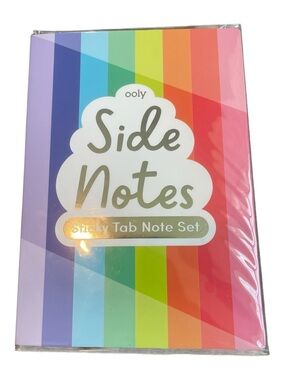 OOLY Side Notes Sticky Tab Note Set NEW